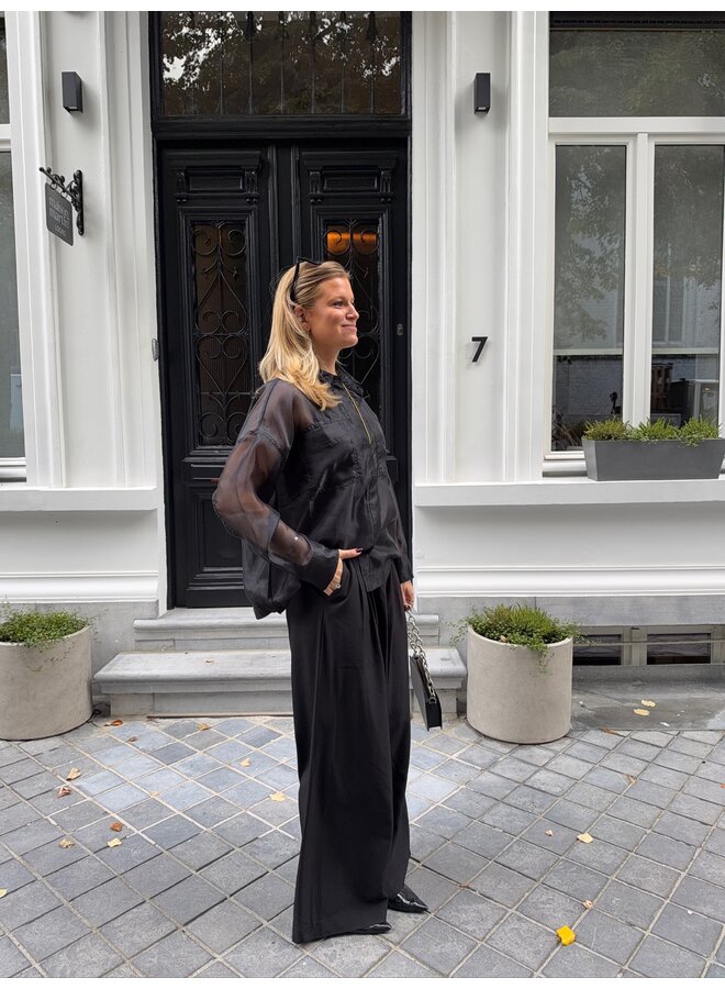 ROUMANA OVERSIZED SHIRT BLACK