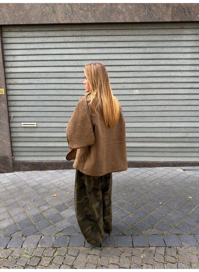 YASOSANA REVERSIBLE SCARF JACKET OTTER