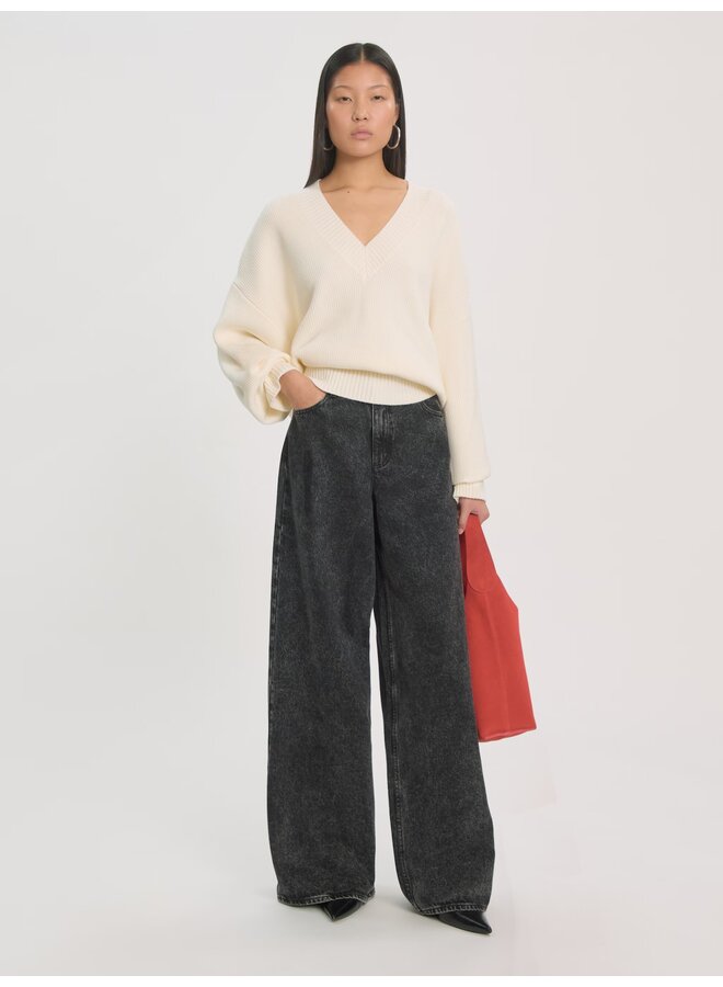 FIENE JEANS BLACK ACID WASH