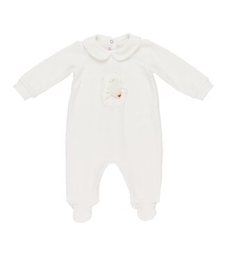 Le Bebé Babypakje met beerdetail - Off-white