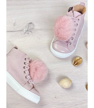 Eli By Cucada Sneaker met pompom - Roze