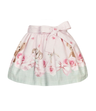 Balloon Chic Rok met kronen & beren – Roze & Groen