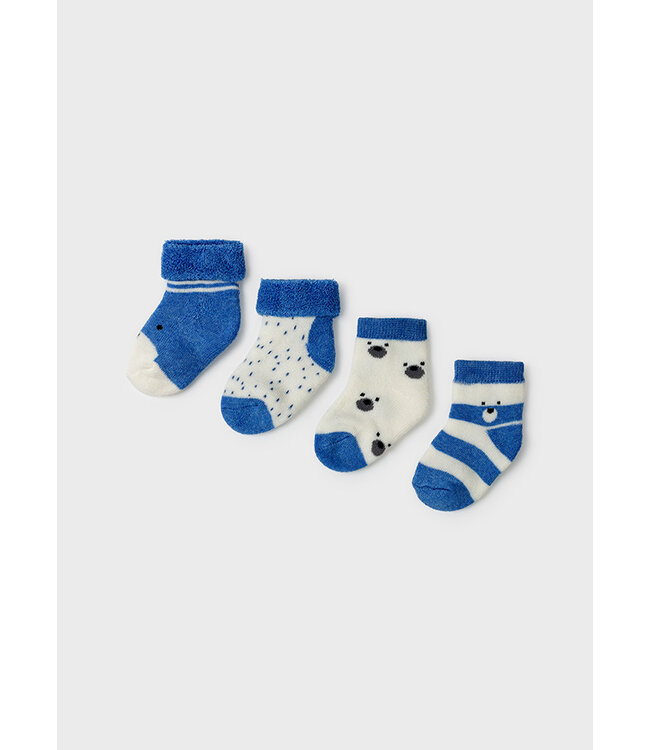 Set van 4 paar kousjes – Blue