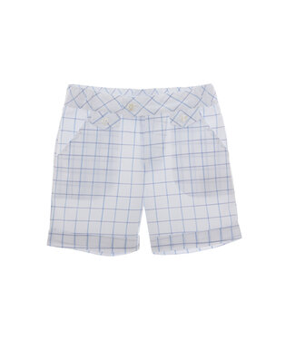 Patachou Klassiek geruite short – Blue & White