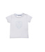 T-Shirt met schild – White