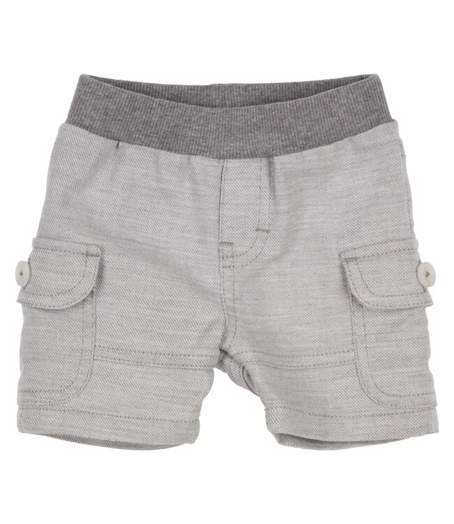 Short met zijzakjes – Grey