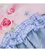 Babypakje met ruffles – Blauw & Roze