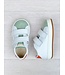 Sneaker met velcro – White, mint & Coral