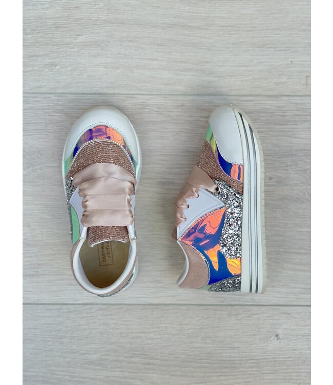 Multicolour sneaker – Pink