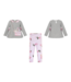 2-delig Set Sweater & Legging – Grey & Pink