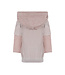 Comfy jurk met konijnenmeisje & kap – Roze