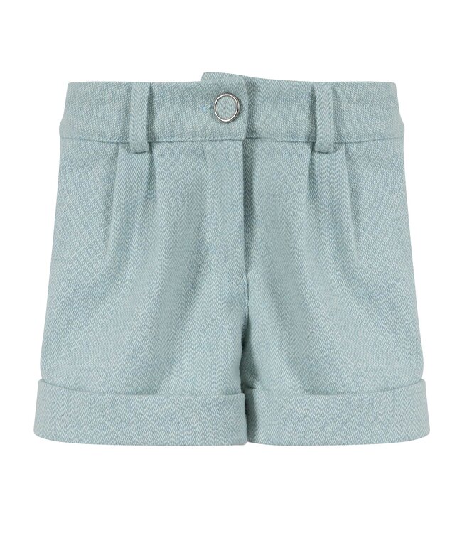 Short met plooien – Blauw