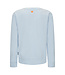 Sweater met oranje detail SAMMY - Ice Blue