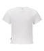 T-shirt ribbel KATHY - Optical White