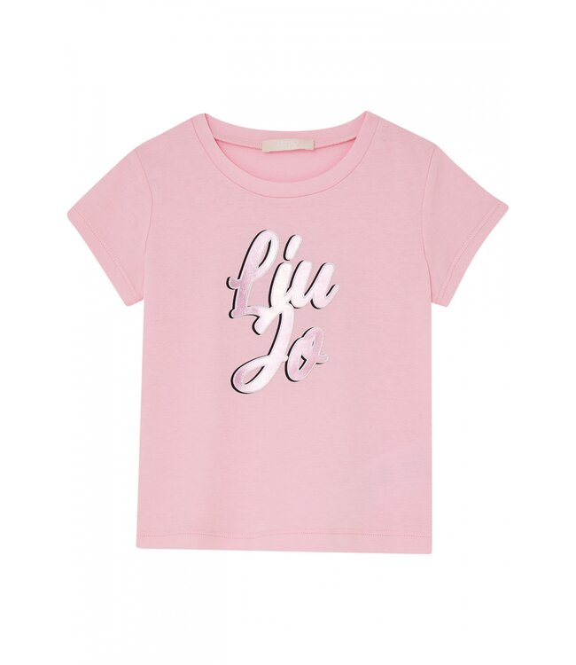 T-shirt met logo ' Liu Jo ' - Magic Pink