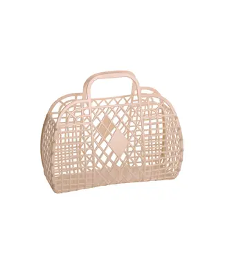 SunJellies Retro Basket Small - Latte