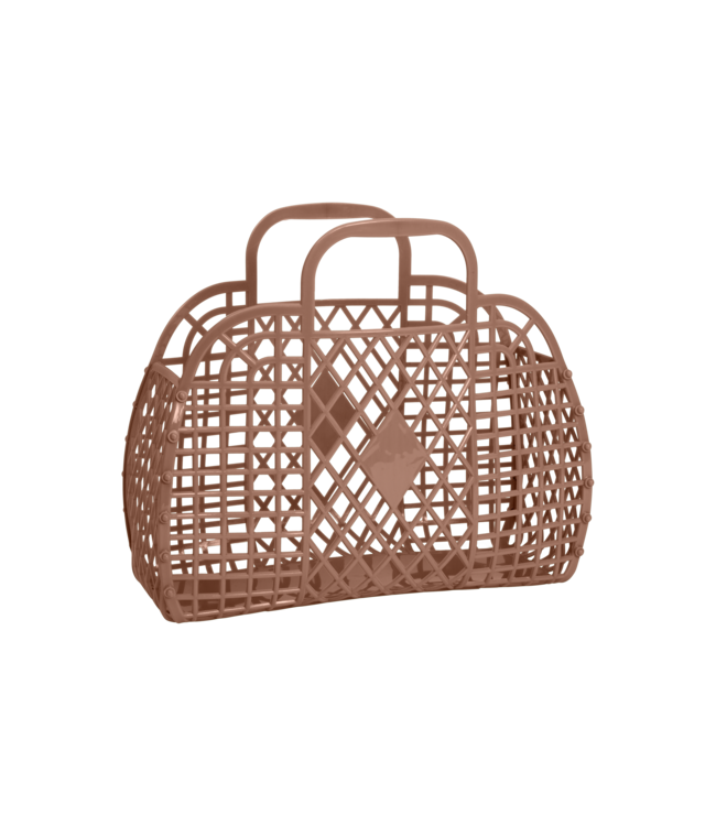 Retro Basket Small - Mocha