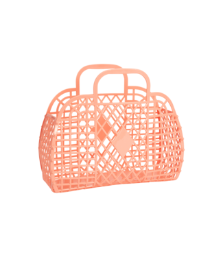 SunJellies Retro Basket Small - Peach