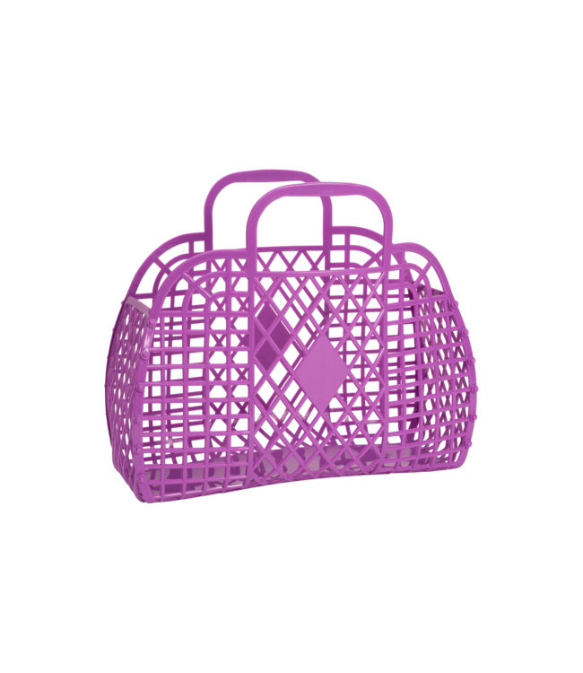 Retro Basket Small - Purple
