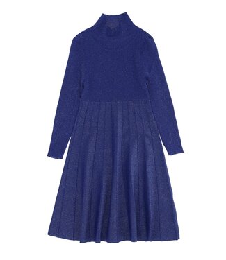 Monnalisa Sample Sale Lange jurk met glitter - Blauw