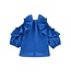 Prachtige top met speciale mouw - Blauw