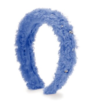 Monnalisa Sample Sale Haarband teddy en diamantjes - Blauw