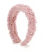 Haarband teddy en diamantjes - Roze