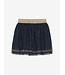 Rokje tule gouden details - Navy & Gold