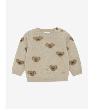 Minymo Pullover Knit  koala - Beige Melange