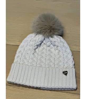 Il Trenino Muts met pompom - Beige