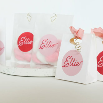 Klein tasje met sluiting - WIT