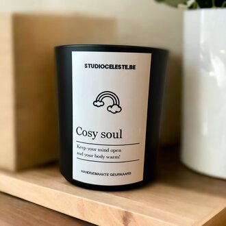 Geurkaars met een boodschap - Mandarijn & Sandelhout