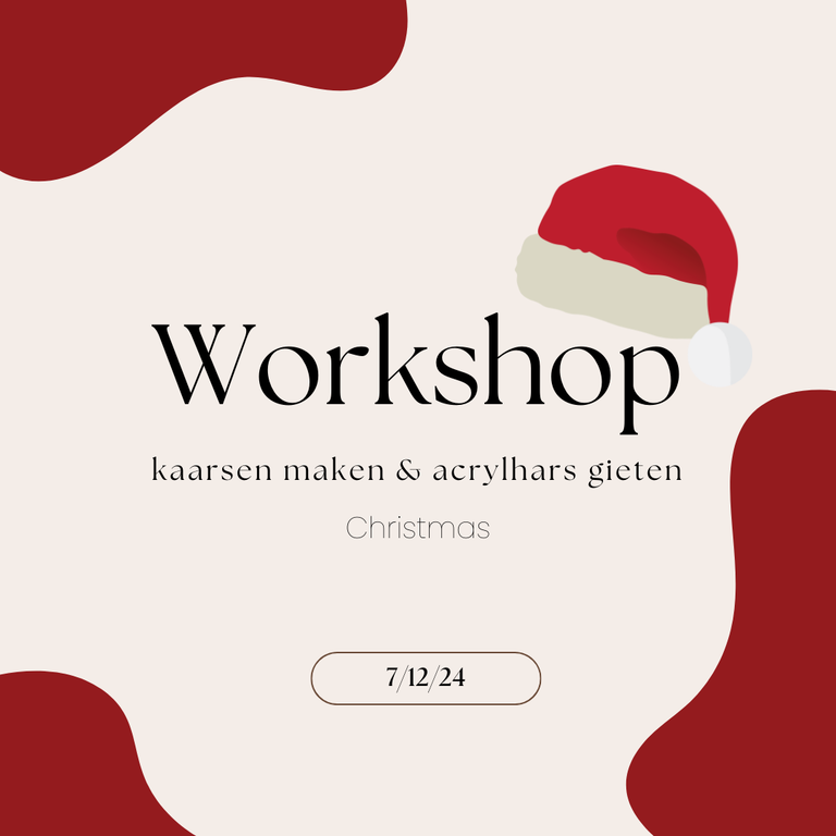 Workshop kaarsen maken - Christmas 7/12/24