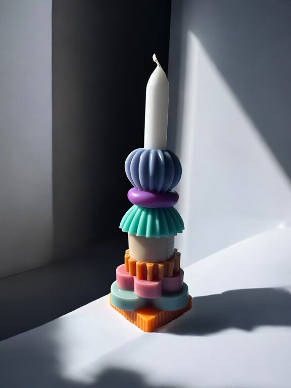 Lessenreeks  kaarsen & acrylhars gieten en Mozaïek -  Februari