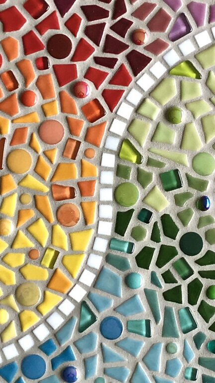 Lessenreeks  kaarsen & acrylhars gieten en Mozaïek -  Februari