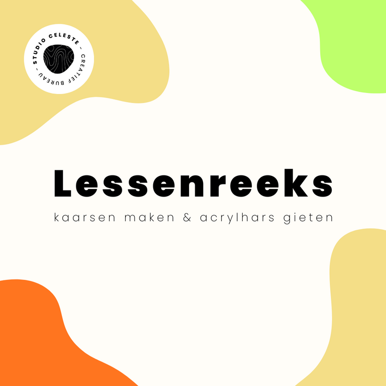 Lessenreeks kaarsen & acrylhars gieten - Juni