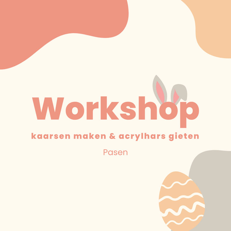 4/04/26 - Ouder & kind - Workshop kaarsen maken - Pasen