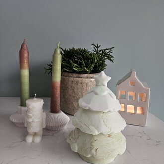 Lessenreeks kaarsen & acrylhars gieten - November - Christmas edition