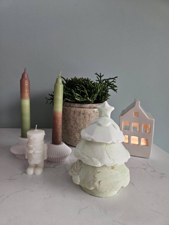 Lessenreeks kaarsen & acrylhars gieten - November - Christmas edition