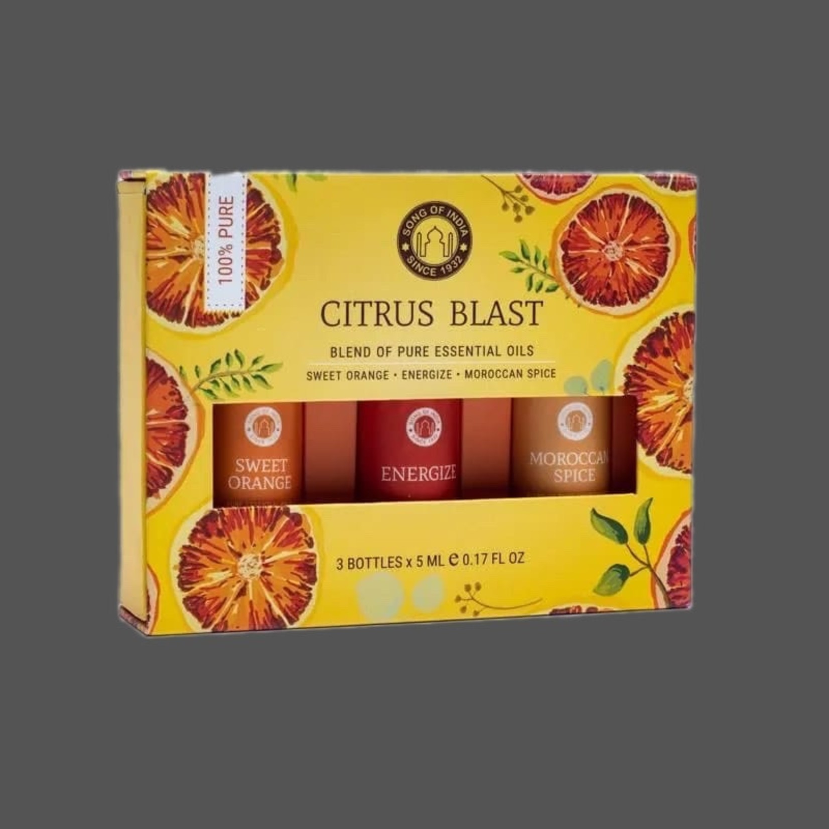 Set de aceites esenciales para aromaterapia Citrus Blast