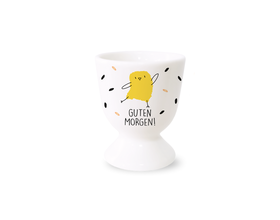Porzellan Eierbecher "Guten Morgen"