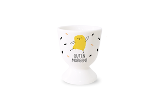 Porzellan Eierbecher "Guten Morgen"
