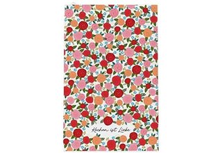 Geschirrtuch mit lustigem Spruch, "Kochen ist Liebe"