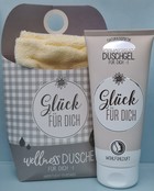 Relax-Geschenk-Set, Wellness Dusche, "Glück für Dich" Relax-Geschenk-Set, Wellness Dusche, "Glück für Dich"