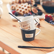 Espresso-Tasse mit Echtgold, "I love espresso" Espresso-Tasse mit Echtgold, "I love espresso"