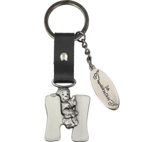 Schlüsselanhänger Schutzengel, Buchstabe H Schlüsselanhänger Schutzengel, Buchstabe H