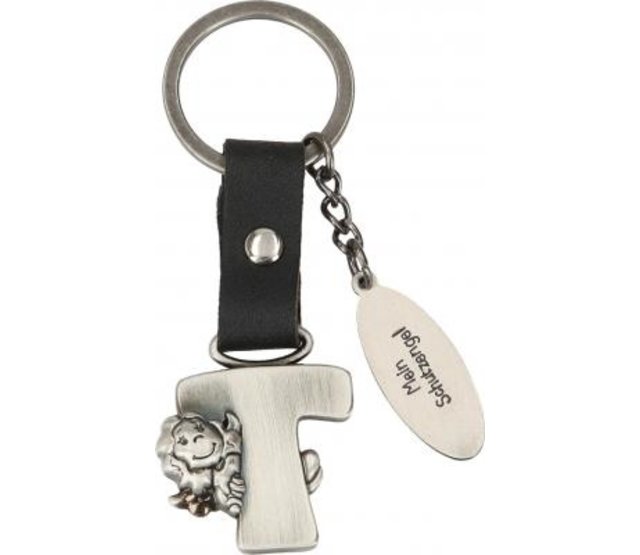 Schlüsselanhänger Schutzengel, Buchstabe T Schlüsselanhänger Schutzengel, Buchstabe T