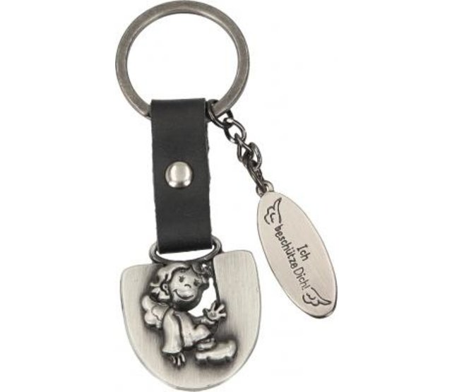 Schlüsselanhänger Schutzengel, Buchstabe U Schlüsselanhänger Schutzengel, Buchstabe U