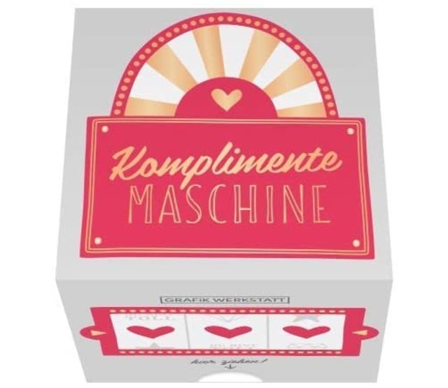 Grafik Werkstatt Message in a Box, "Komplimente Maschine" Grafik Werkstatt Message in a Box, "Komplimente Maschine"