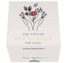 Grafik Werkstatt Message in a Box, "Eine Portion Achtsamkeit"